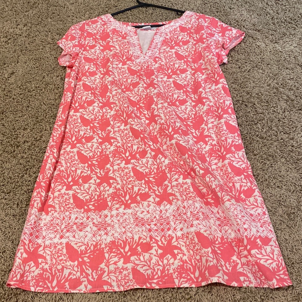 Lilly Pulitzer pink flower dress